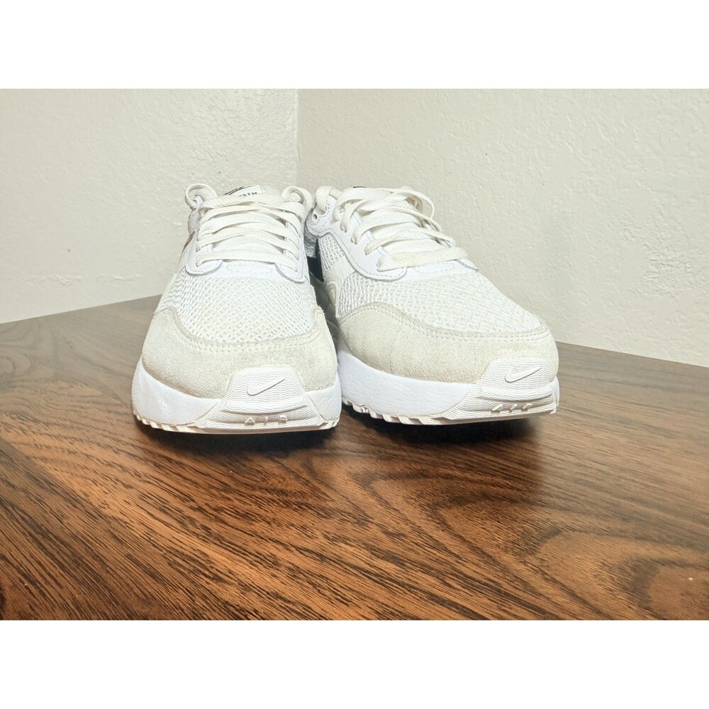Nike Air Max SYSTM Shoes Womens Size 9.5 White Black Mesh Running DM9538-100 - Picture 7 of 9